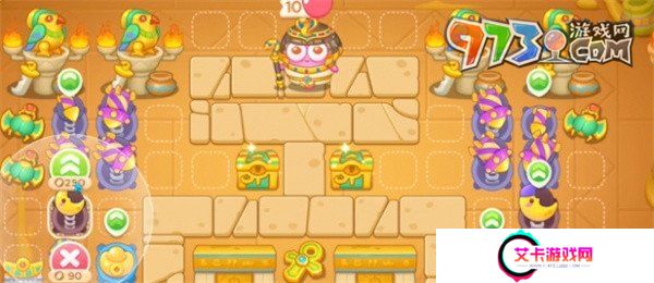 《保卫萝卜4》法老归来第116关通关攻略