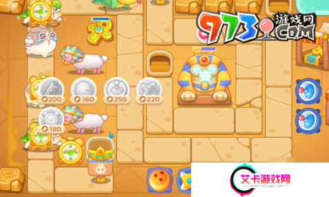 《保卫萝卜4》法老归来第106关通关攻略