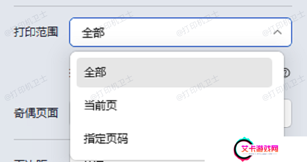 检查打印设置